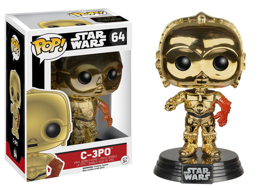 Funko POP! Star Wars Episode 7 C 3PO Chrome Exclusive