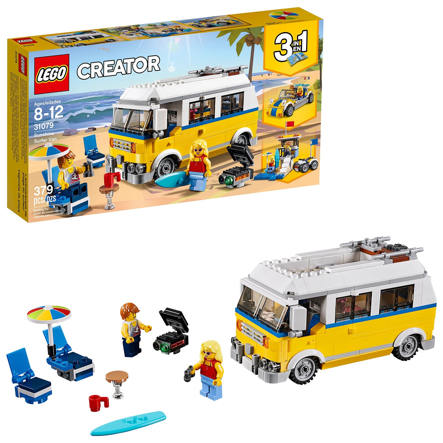 LEGO Creator 3in1 Sunshine Surfer Van 31079