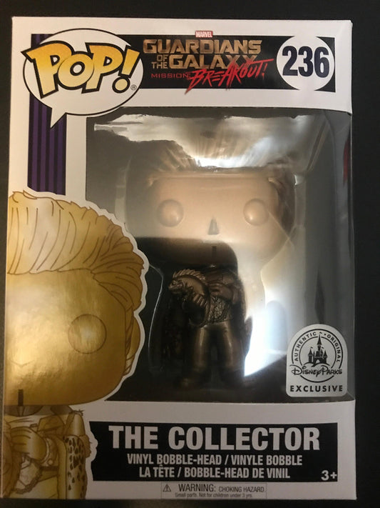 Funko POP! Marvel Guardians of The Galaxy The Collector #236 [Gold] Disney Parks Exclusive