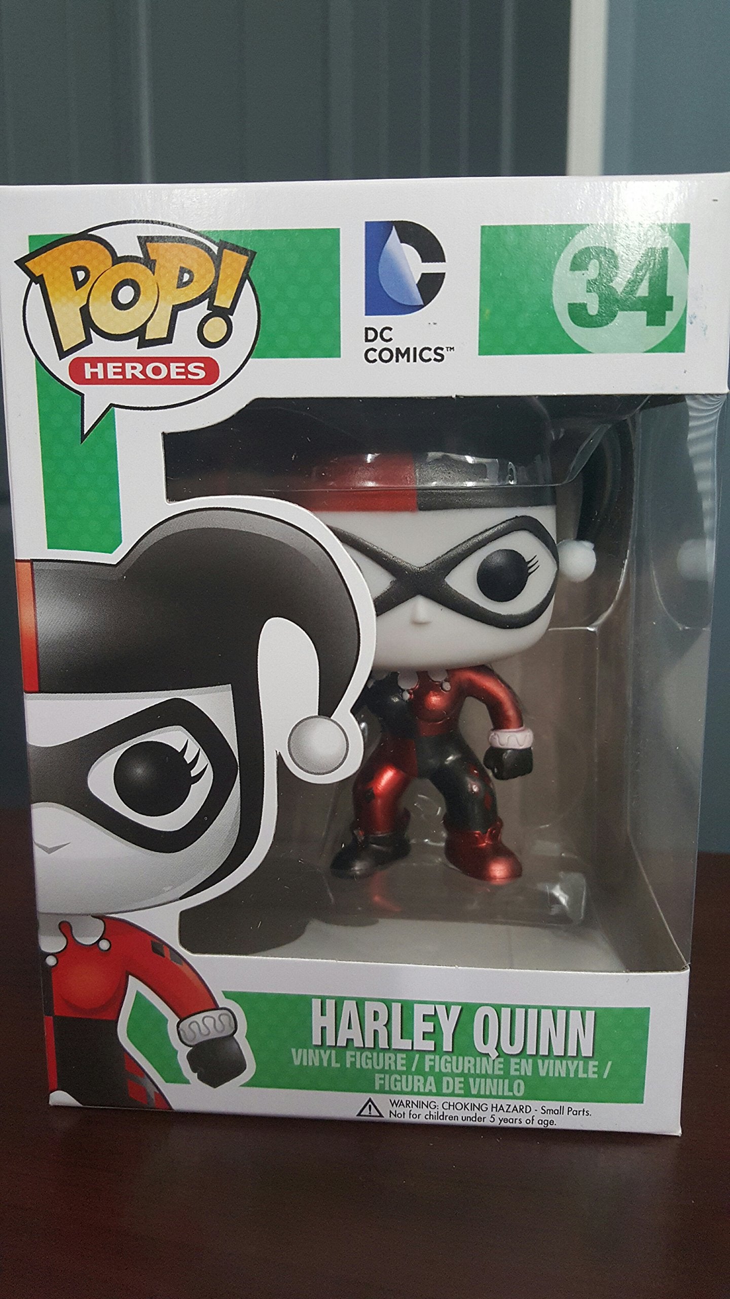 Funko POP! Heroes DC Comics Harley Quinn #34 [Metallic] LE 2000 Exclusive