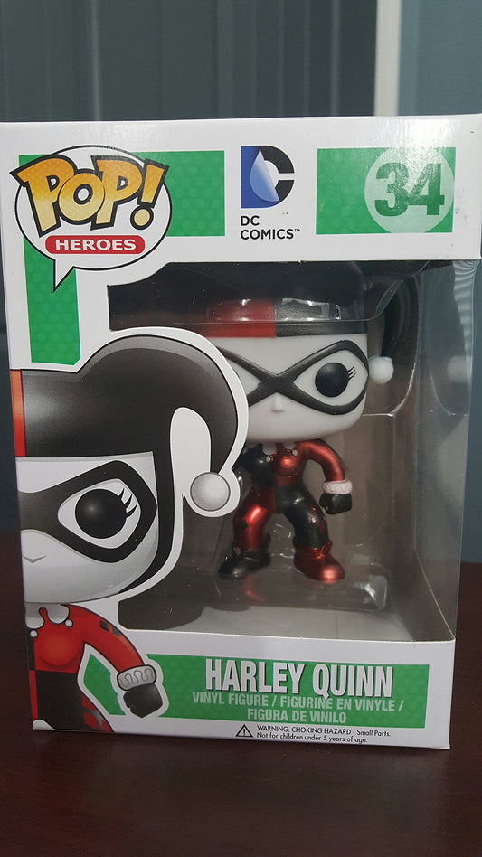 Funko POP! Heroes DC Comics Harley Quinn #34 [Metallic] LE 2000 Exclusive