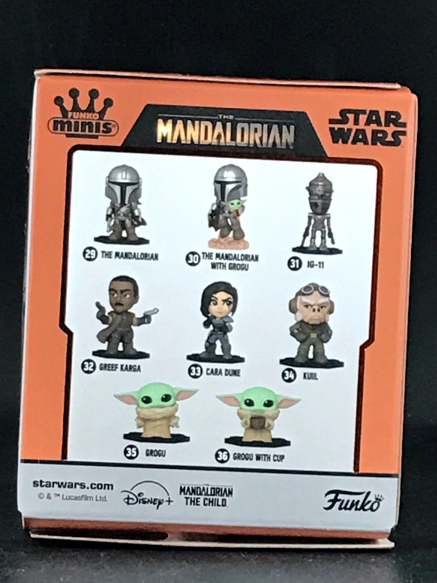 Funko Minis Star Wars The Mandalorian Grogu With Cup #36