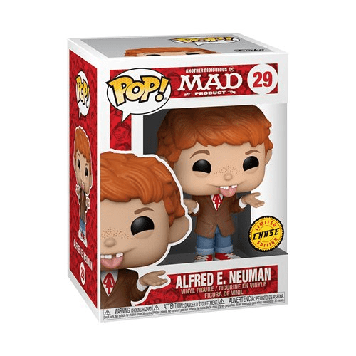 Funko POP! MAD Magazine CHASE Alfred E. Neuman #29 [Tongue Out]