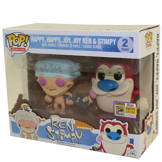 Funko POP! Animation Ren & Stimpy Happy, Happy, Joy, Joy 2 Pack Exclusive