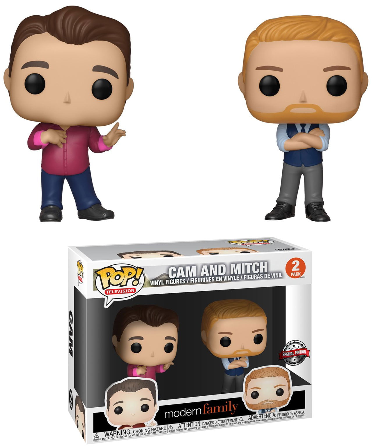 Funko POP! Television Modern Family Cam & Mitch