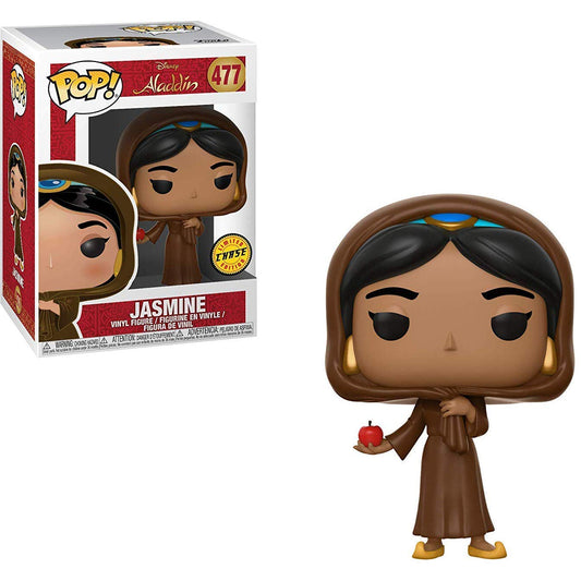 Funko POP! Disney Aladdin CHASE Jasmine #477 [Disguised, Holding Apple]