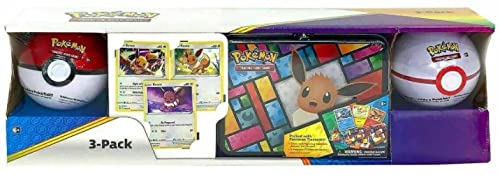 Pokémon Collector's Chest + Pokeball + Premier Ball + 3 Eevee Promo Cards