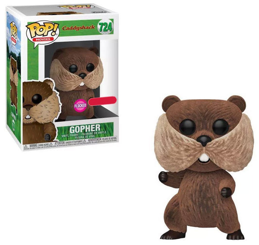 Funko POP! Movies Caddyshack Gopher #724 [Flocked] Exclusive