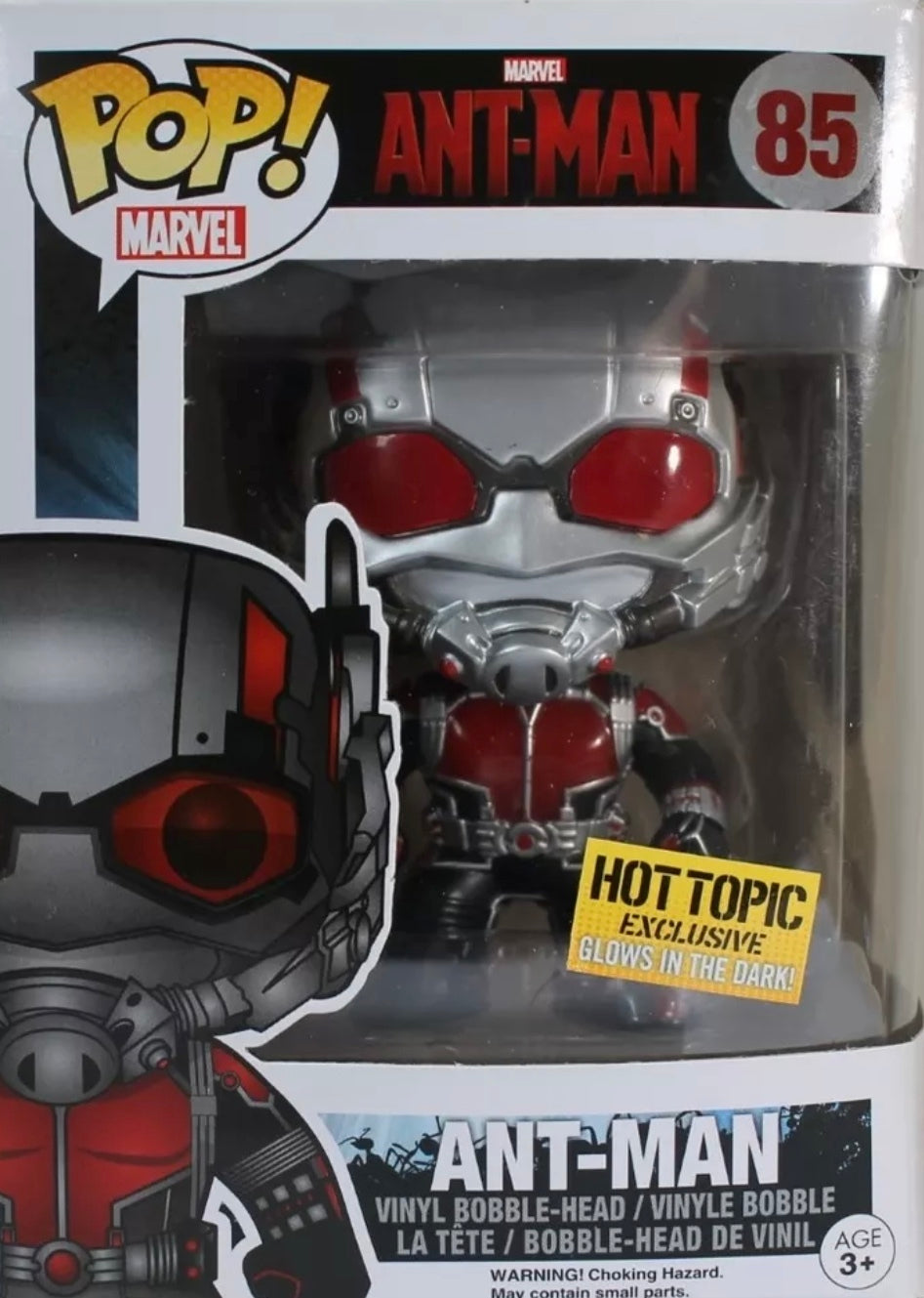 Funko POP! Marvel Ant-Man #85 [Glows in the Dark] Hot Topic Exclusive