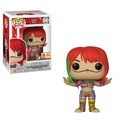 Funko POP! WWE Asuka #56 SDCC 2018 Limited Edition Convention Stickered Exclusive