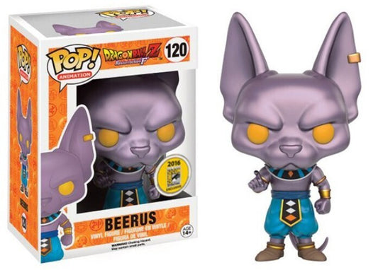 Funko POP! Animation Dragonball Z Beerus #120 SDCC Sticker Exclusive