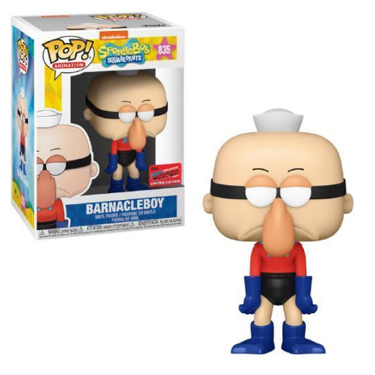 Funko POP! Spongebob Squarepants Barnacleboy #835 NYCC 2020 Limited Edition Con Exclusive Sticker