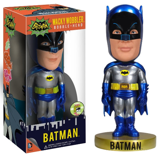 Funko Wacky Wobbler DC Batman (Classic TV) (Metallic) SDCC Sticker Exclusive Limited Edition [480 Pieces]