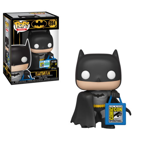 Funko POP! Batman with SDCC Bag #284 SDCC Limited Edition Convention StickeExclusive
