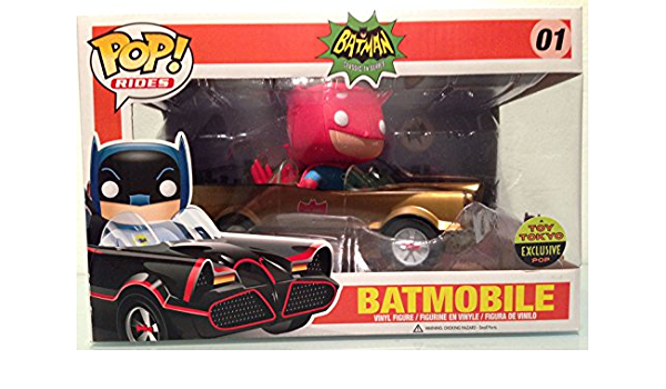 Funko POP! Rides Batman Batmobile [Red Batman in Gold Batmobile] #01 Toy Tokyo Exclusive