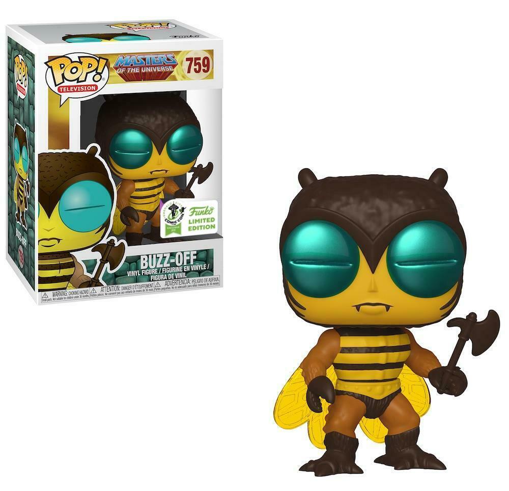 Funko POP! Masters Of The Universe Buzz-Off #759 ECCC Limited Edition Convention Exclusive Sticker