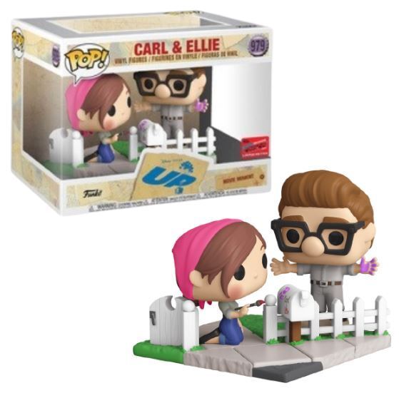 Funko POP! Movie Moments Disney Pixar's UP Carl and Ellie #979 NYCC 2020 Convention Exclusive