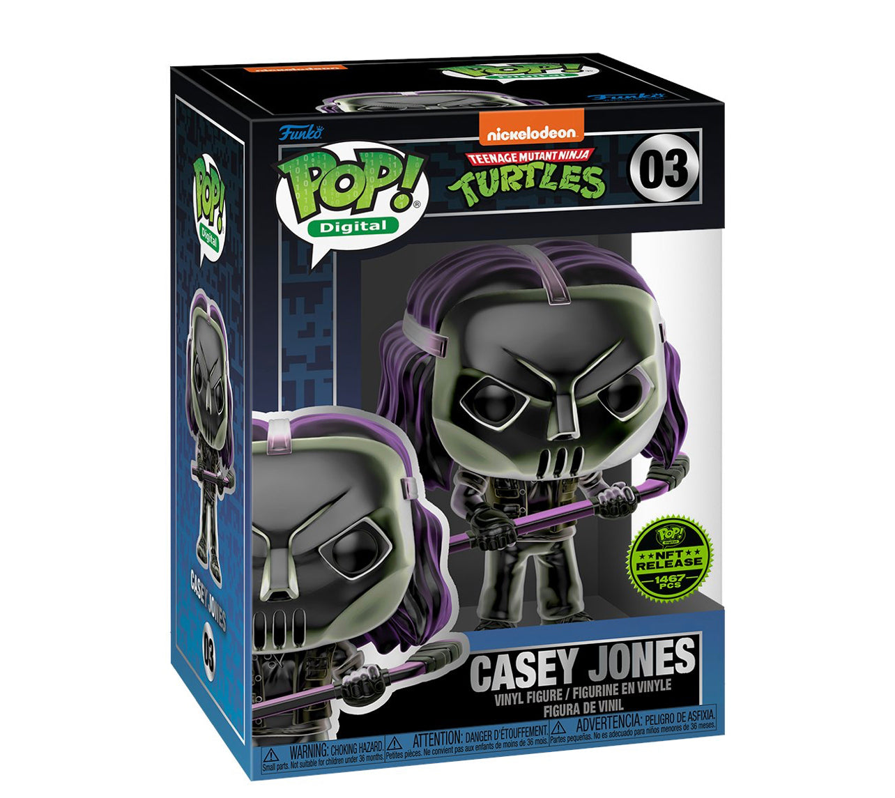 Funko POP! Digital Teenage Mutant Ninja Turtles Casey Jones #03 LE 1467 Exclusive