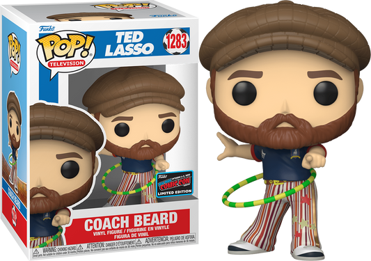 Funko POP! Television Ted Lasso - Coach Beard #1283 Limited Edition 2022 NYCC Exclusive Sticker