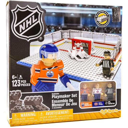 OYO Buildable Playmaker Set Connor Mcdavid Vs. Carey Price