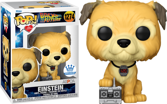 Funko POP! POPs with Purpose Back to the Future Einstein #1274 ASPCA Funko Shop Exclusive