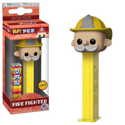Funko POP! PEZ Firefighter (Yellow) CHASE