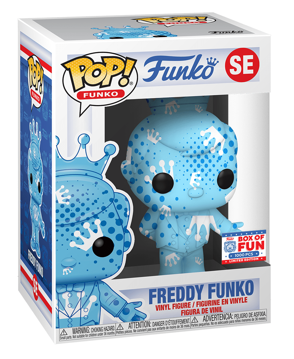 Funko POP! Fundays Artist Series Freddy Funko [Aqua, White & Blue] LE 1000 Exclusive