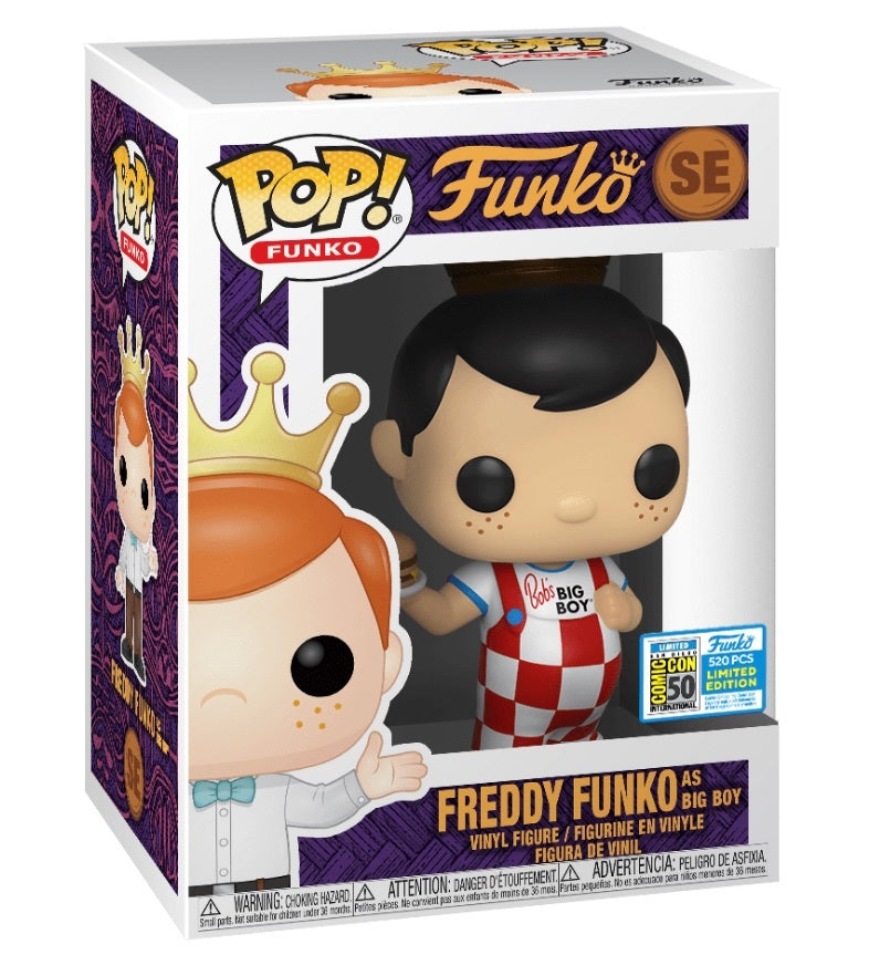 Funko POP! Fundays Freddy Funko as Big Boy LE 520 [Red and White]