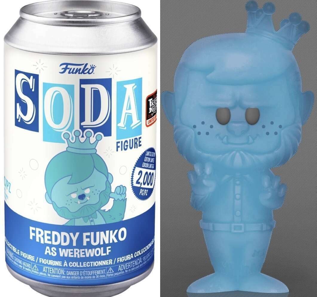 Funko Soda Freddy Funko as Werewolf [Glows in the Dark] LE 2000