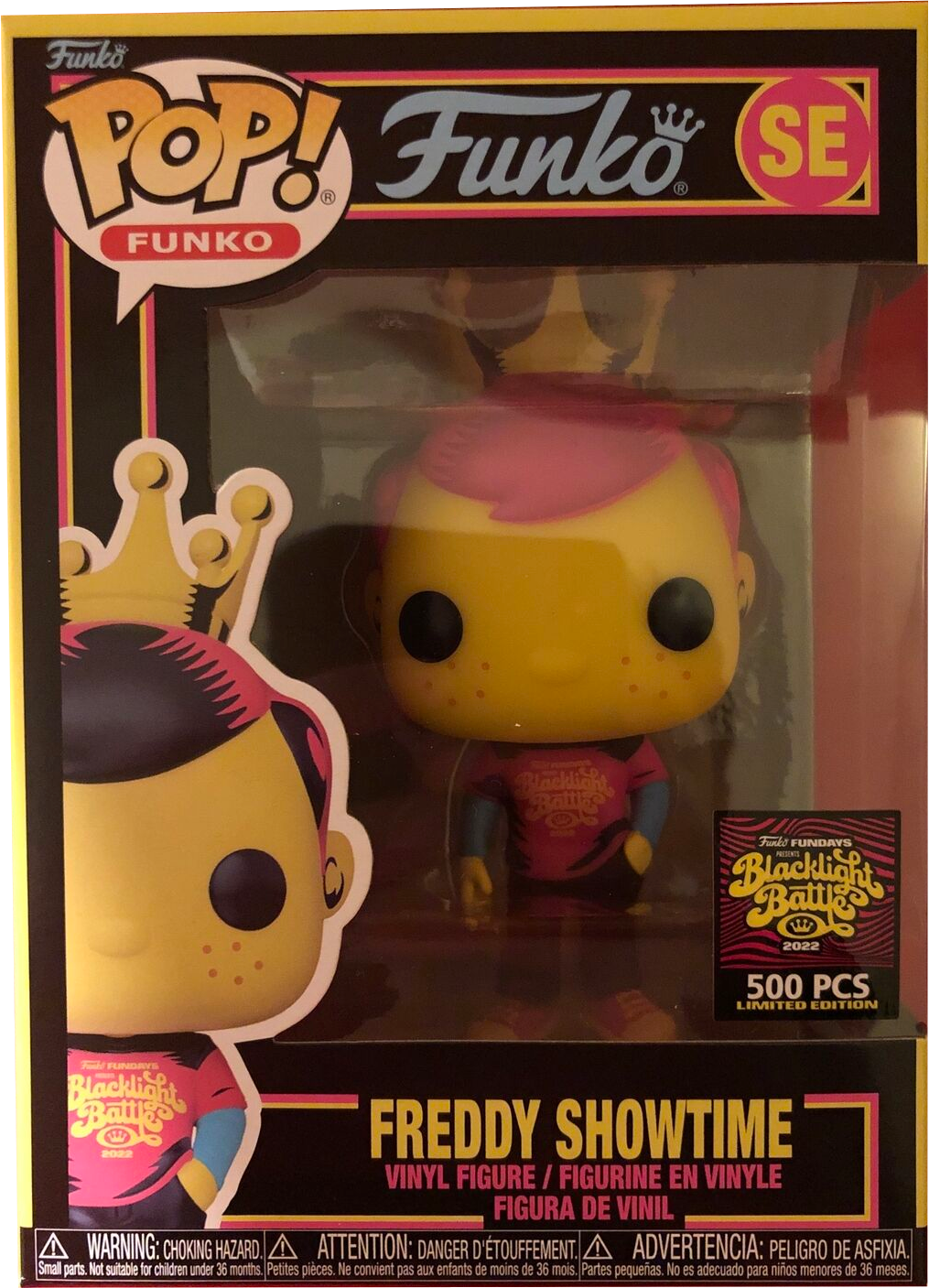 Funko POP! Fundays Freddy Showtime SE [Blacklight] LE 500 Exclusive