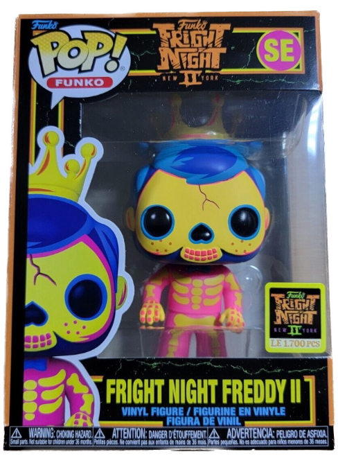 Funko POP! Fright Night II - Fright Night Freddy II LE 1700 [Skeleton, Blacklight] Exclusive