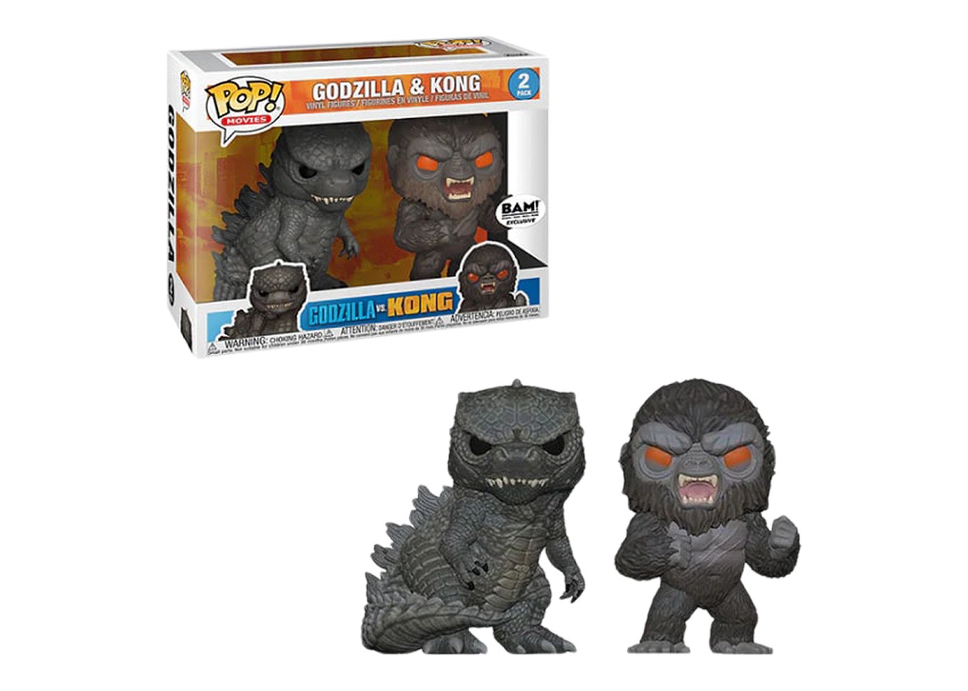 Funko POP! Movies Godzilla vs. Kong - Godzilla & King 2-Pack Exclusive