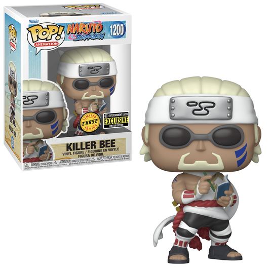 Funko POP! Naruto Shippuden CHASE Killer Bee (Rhyme Notebook) #1200 EE Exclusive