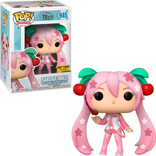 Funko POP! Animation Vocaloid Sakura Miku #945 [Hatsune Cherry Blossom] Exclusive