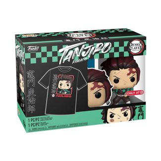 Funko POP! and Tee Animation Demon Slayer Tanjiro Kamado with Size Large T-Shirt Collectors Box Exclusive