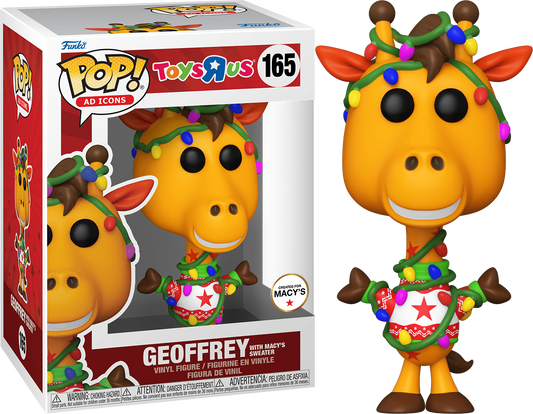 Funko POP! Ad Icons Toys R Us Geoffrey with Macy's Sweater #165 Macy's Exclusive