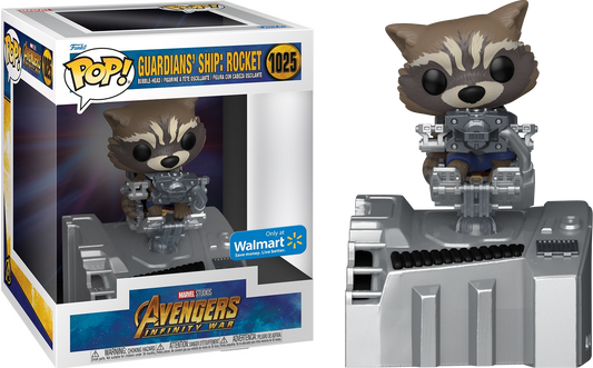 Funko POP! Marvel Infinity War Guardians' Ship: Rocket #1025 [Rocket in Benatar] Exclusive