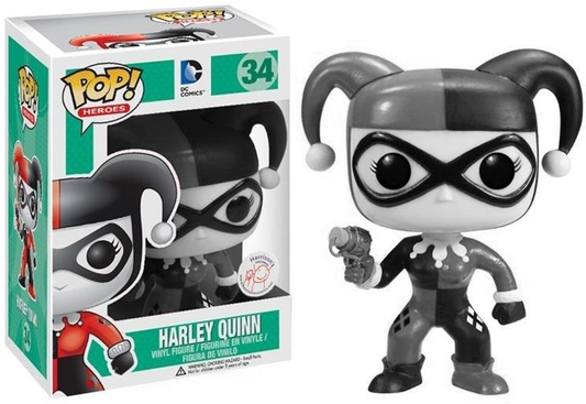Funko POP! Heroes DC Comics Harley Quinn #34 [Black & White] Harrison's Exclusive