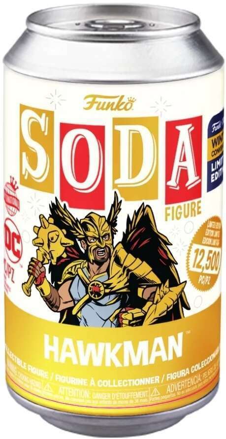 Funko Soda DC Heroes Black Adam - Hawkman Sealed Can [International] [Limited Edition 12500 PCS] Exclusive
