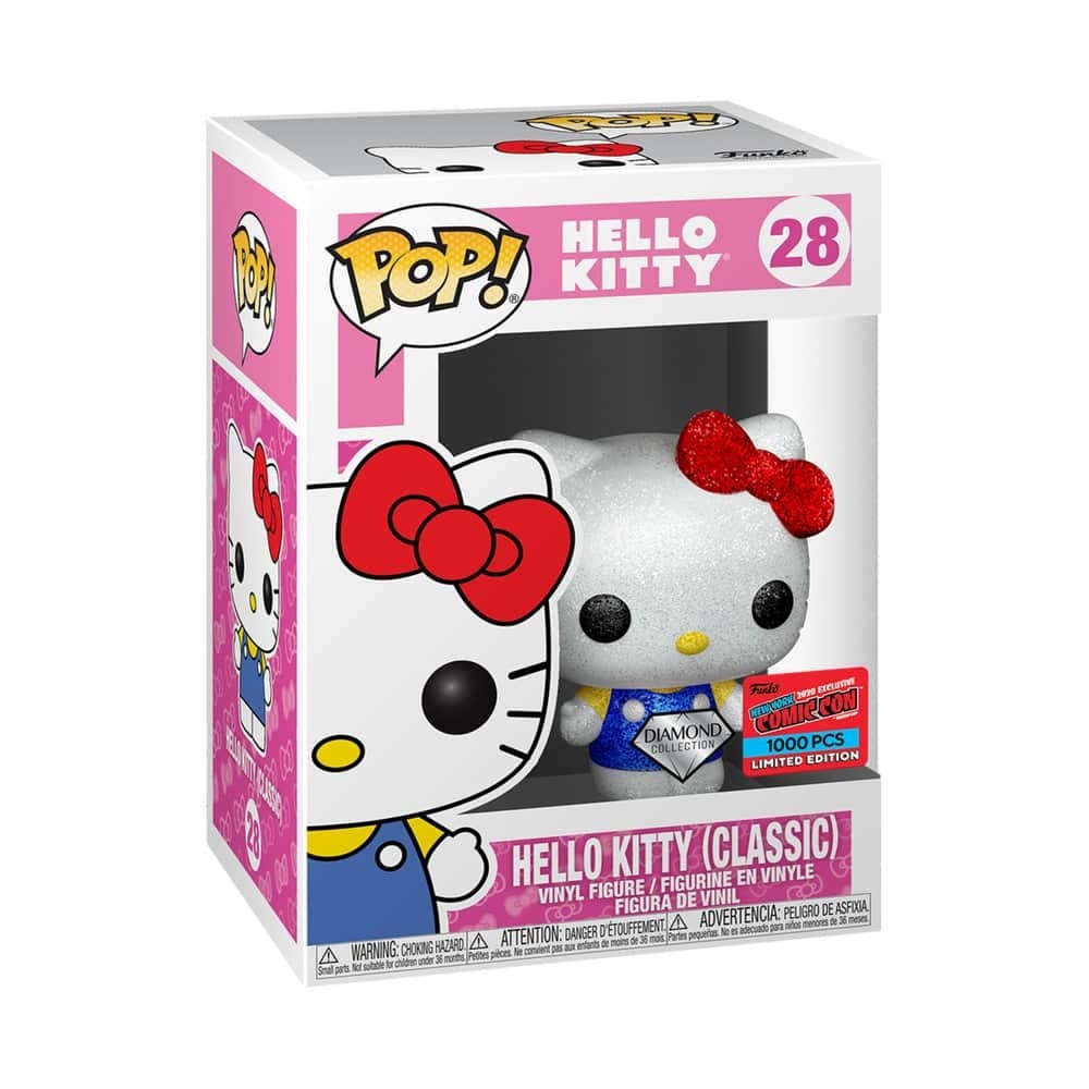 Funko POP! Sanrio Hello Kitty - Hello Kitty (Classic) #28 [Diamond Collection] LE 1000 Exclusive