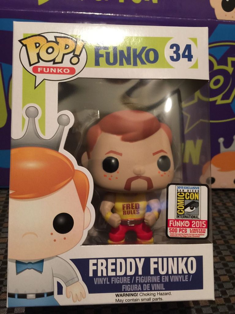 Funko POP! Fundays Freddy Funko as Hulk Hogan #34 [Red and Yellow] LE 500 Exclusive