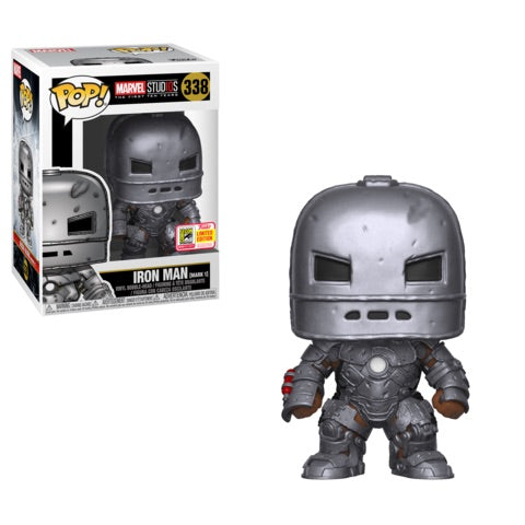 Funko POP! Marvel Studios The First Ten Years Iron Man [Mark I] #338 (2018 SDCC Sticker)