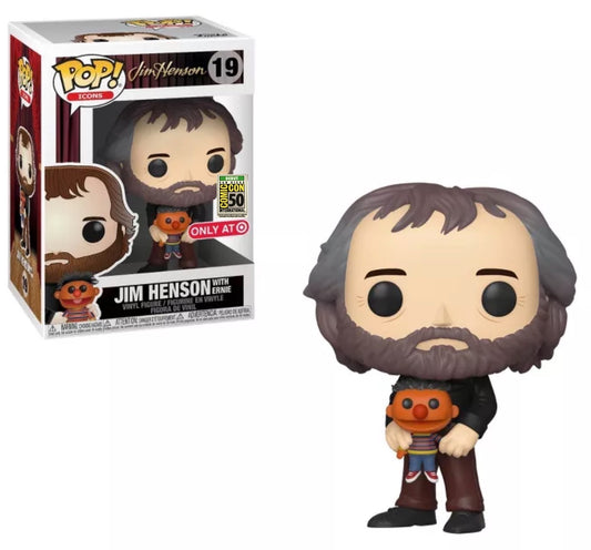 Funko POP! Icons Jim Henson with Ernie #19 [SDCC Debut] 2019 Target Exclusive