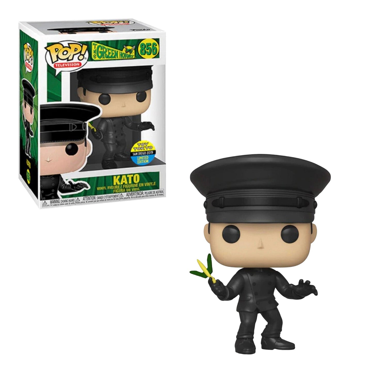 Funko POP! The Green Hornet Kato #856 Toy Tokyo SDCC 2019 Limited Edition Sticker Exclusive