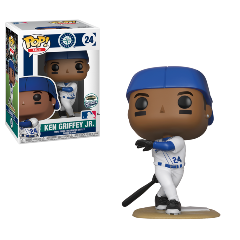 Funko POP! MLB Seattle Mariners Ken Griffey Jr. #24 [Rookie, No Mustache] Exclusive