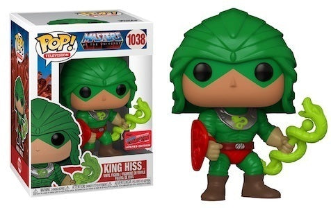Funko POP! Masters of the Universe King Hiss #1038 NYCC 2020 Limited Edition Con Exclusive Sticker
