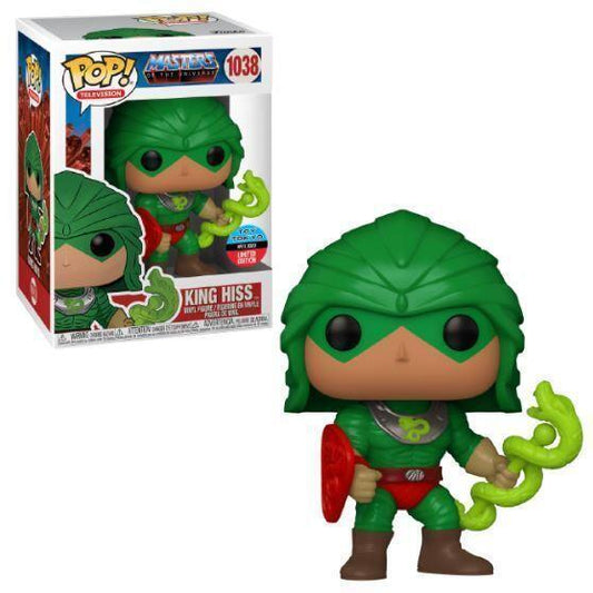 Funko POP! Masters of the Universe King Hiss #1038 NYCC 2020 Limited Edition Toy Tokyo Con Exclusive Sticker