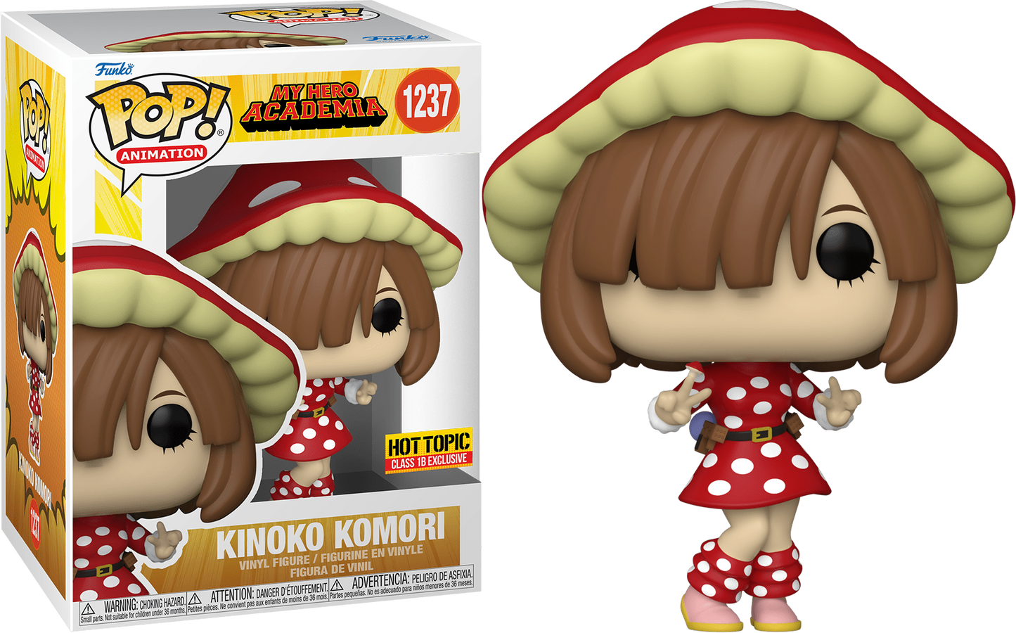 Funko POP! Animation My Hero Academia Kinoko Komori #1237 Class 1B Exclusive