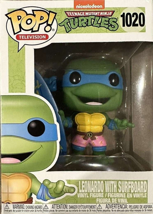 Funko POP! Television Teenage Mutant Ninja Turtles Leonardo with Surfboard #1020