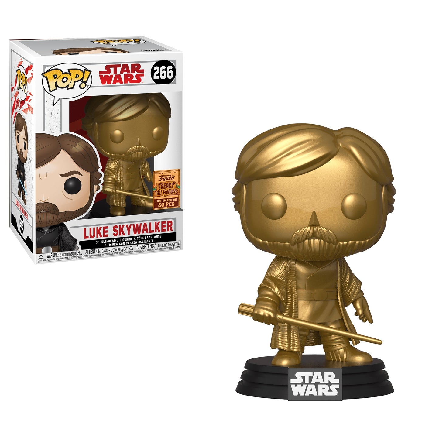 Funko POP! Star Wars Luke Skywalker #266 [Gold] LE 80 Exclusive
